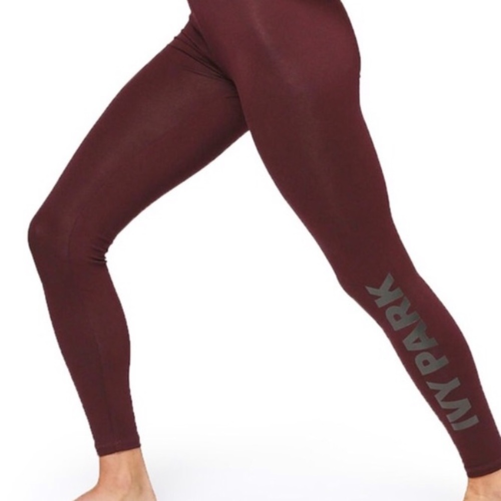 Maroon Ivy Park Leggings
